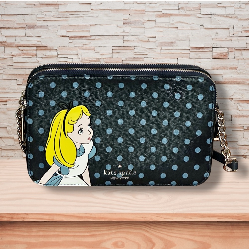Kate Spade New York X Disney Alice In Wonderland Crossbody & Wallet Set - Picture 7 of 12